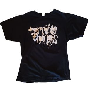 NWOT Terrible Things Black Concert T-Shirt Medium